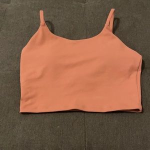 Pink workout crop top